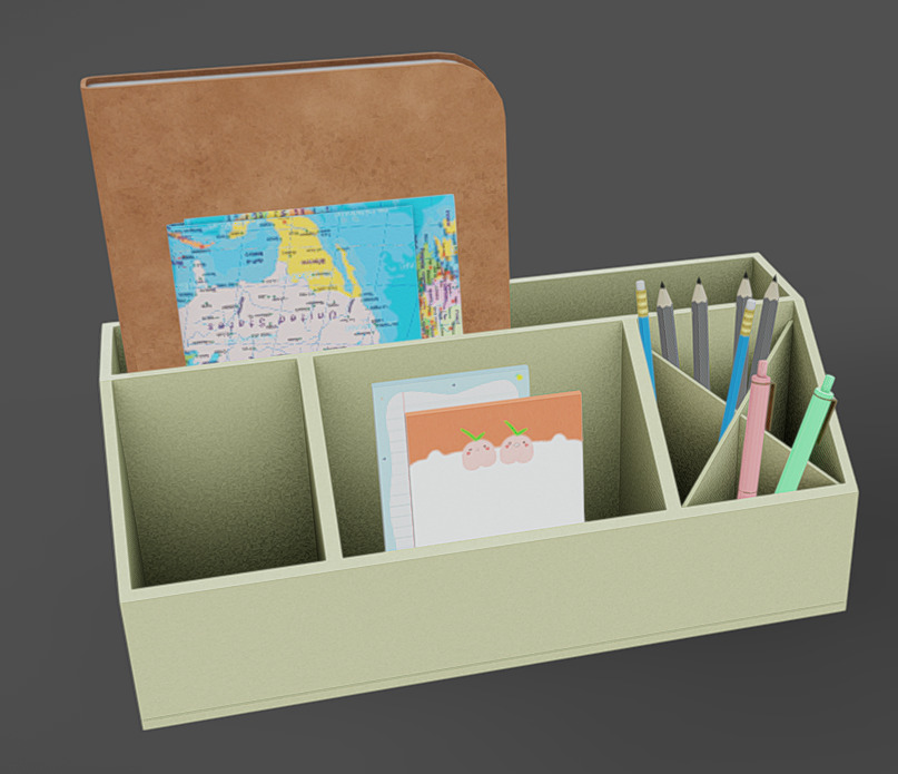 Office Tools 07 Low-poly 3D model_8