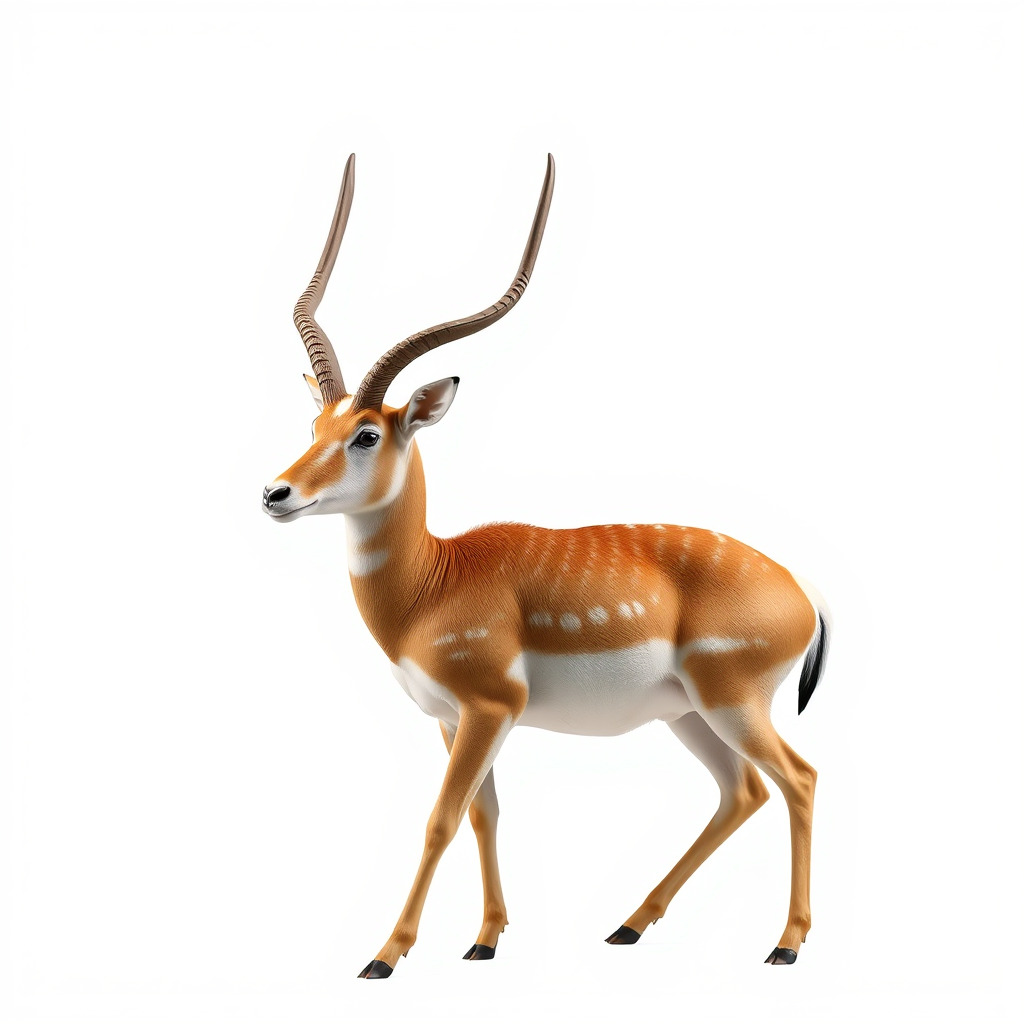 Antelope D model pack Low-poly 3D model_3
