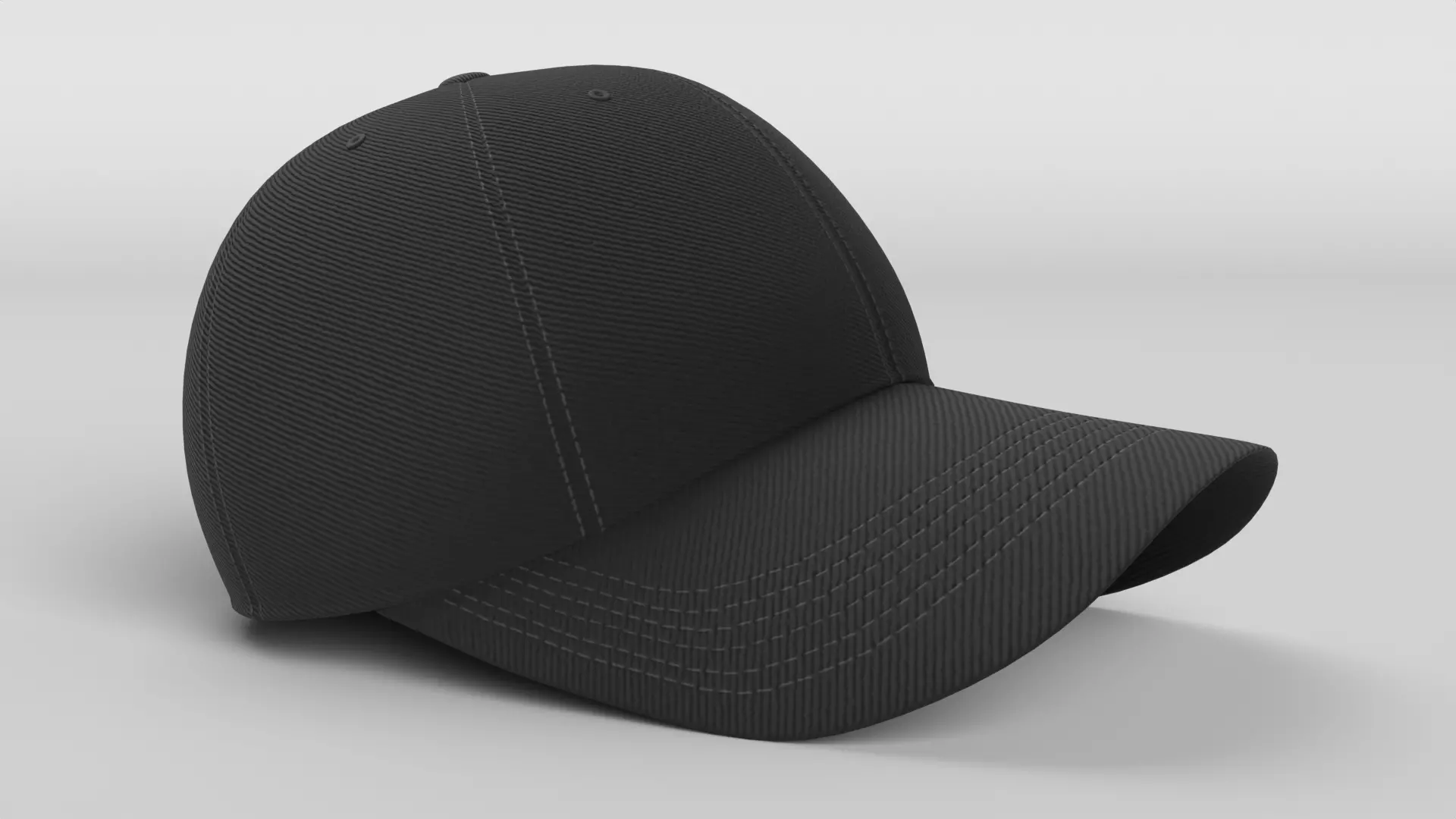 Baseball Hat 3D model_0