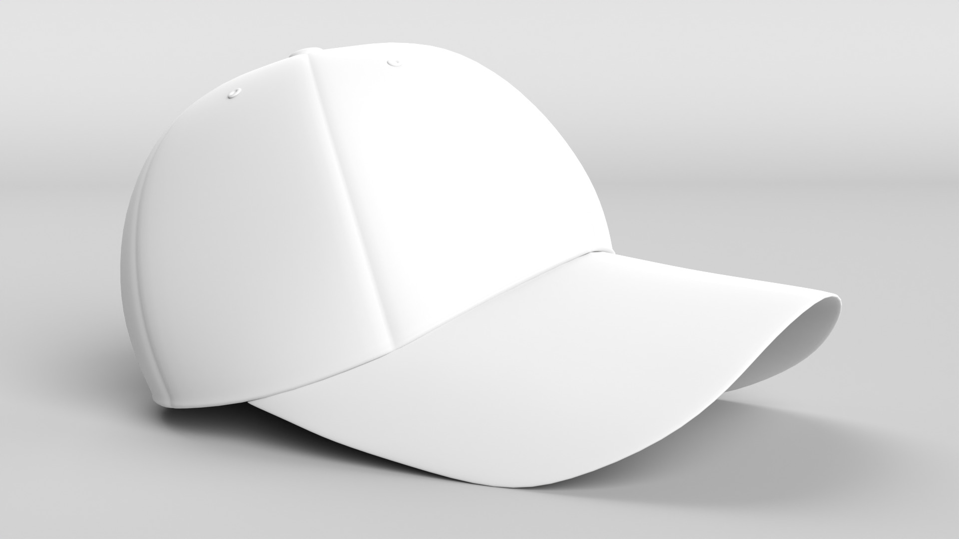 Baseball Hat 3D model_10