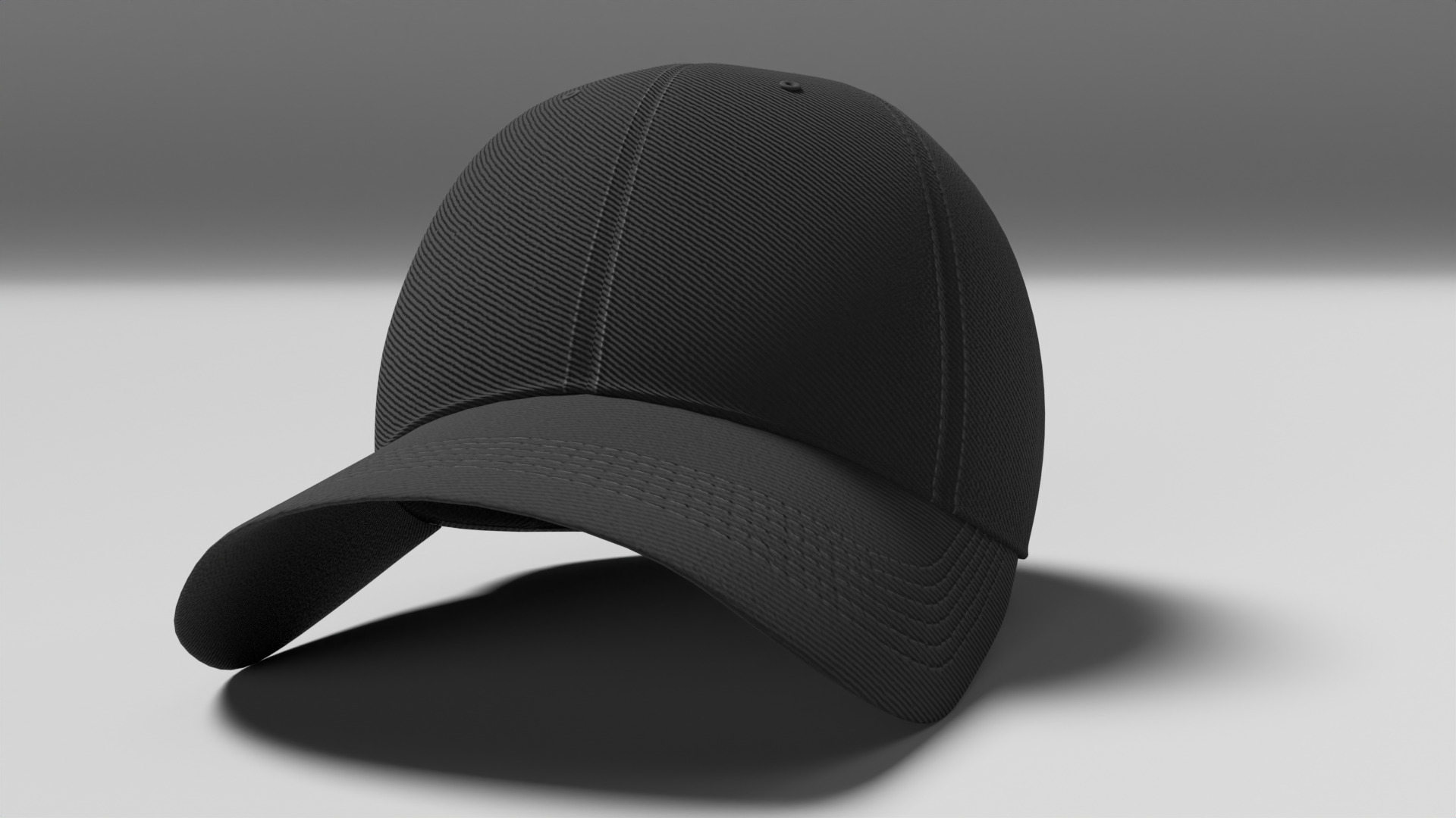 Baseball Hat 3D model_6