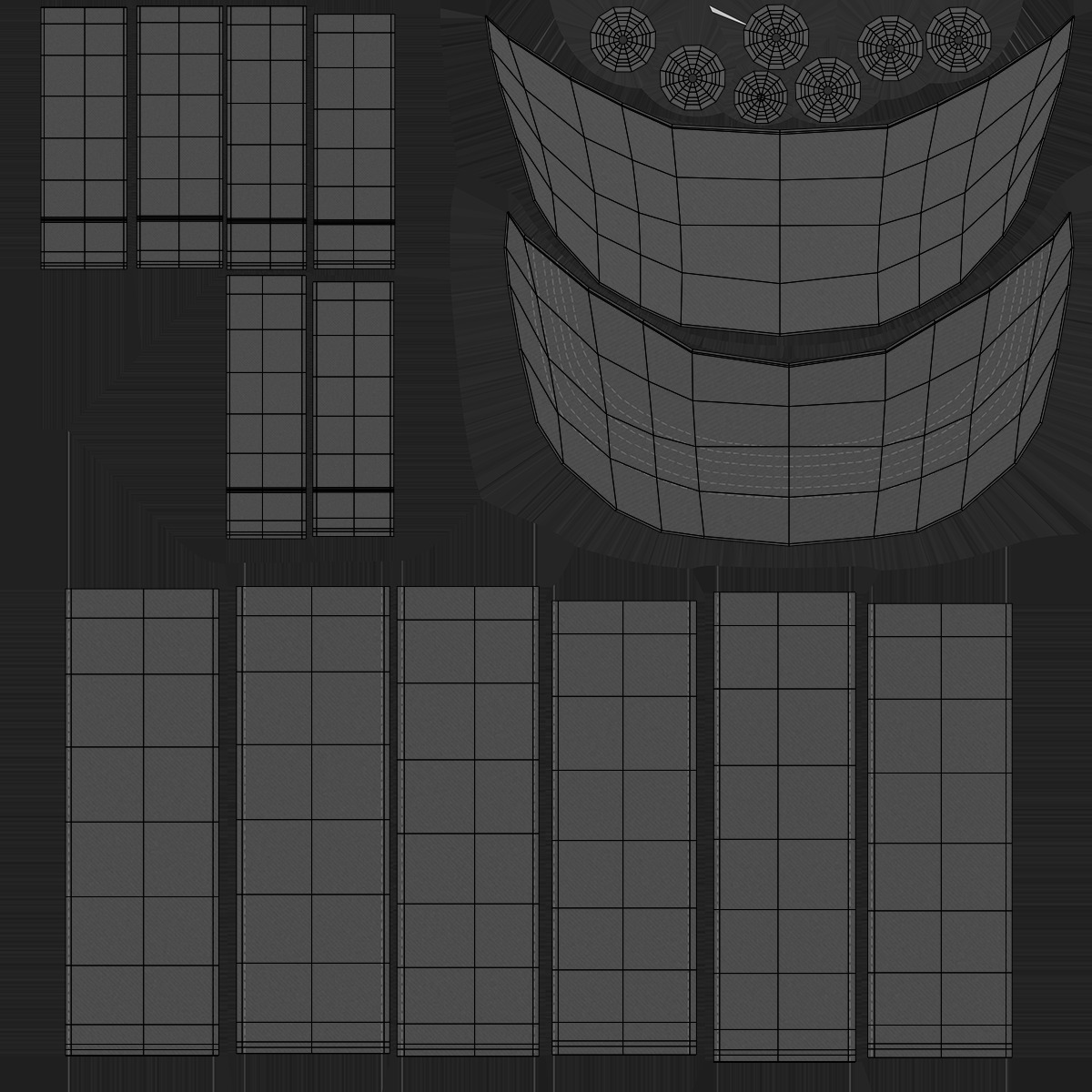 Baseball Hat 3D model_13