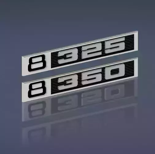 1969   72 Chevrolet C10 Pickup Fender Emblem 8    350