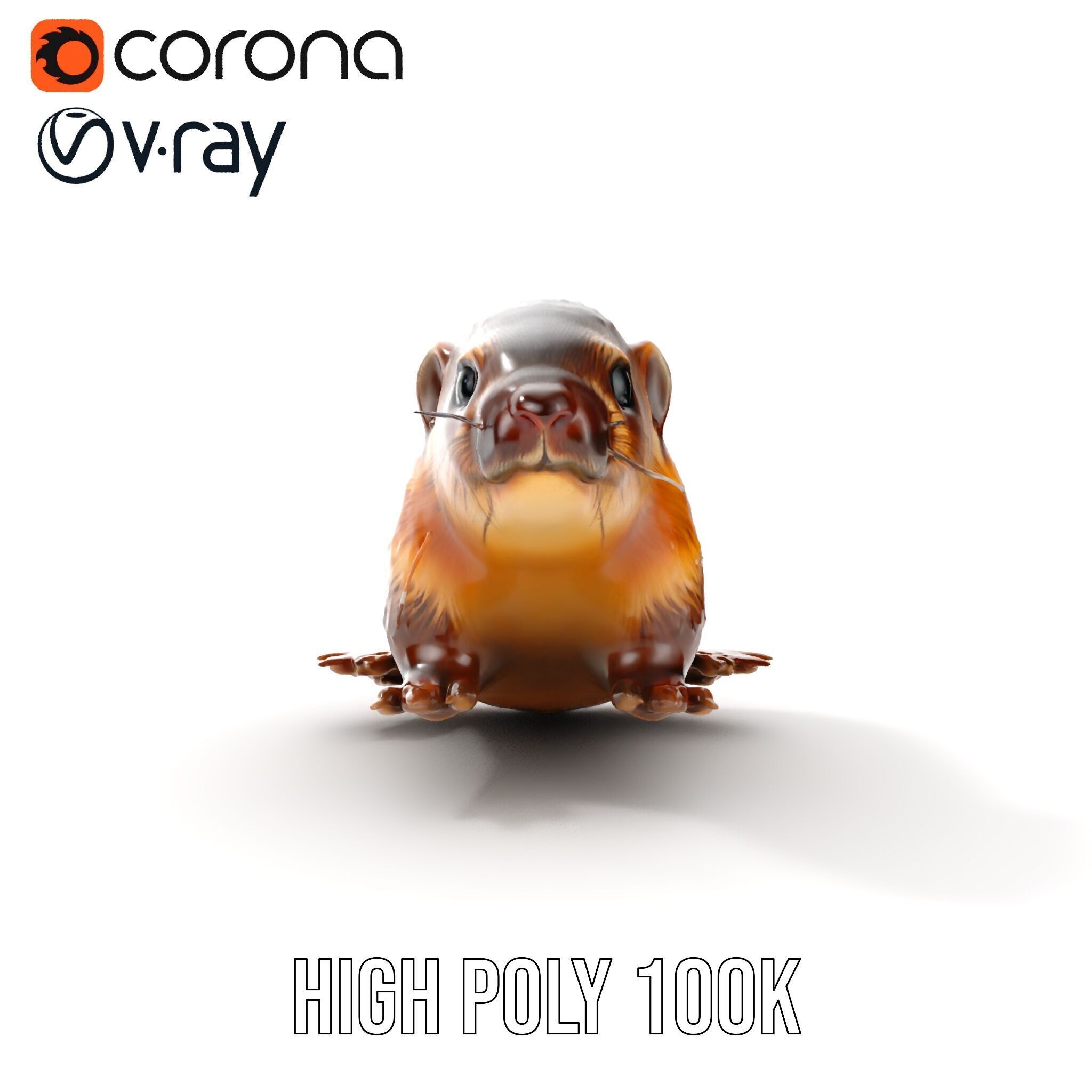 Realistic Small Animal Model Pack  Ideal for Rendering and Games Low-poly 3D model_11