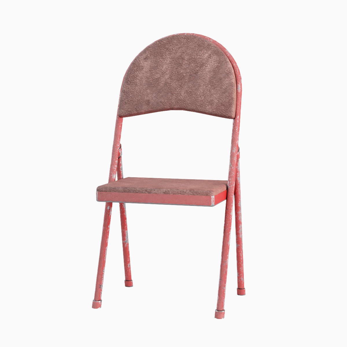 Folding Chair Set Low-poly 3D model_1