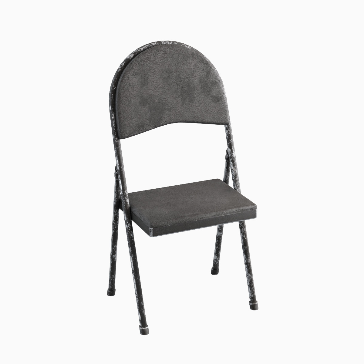 Folding Chair Set Low-poly 3D model_35