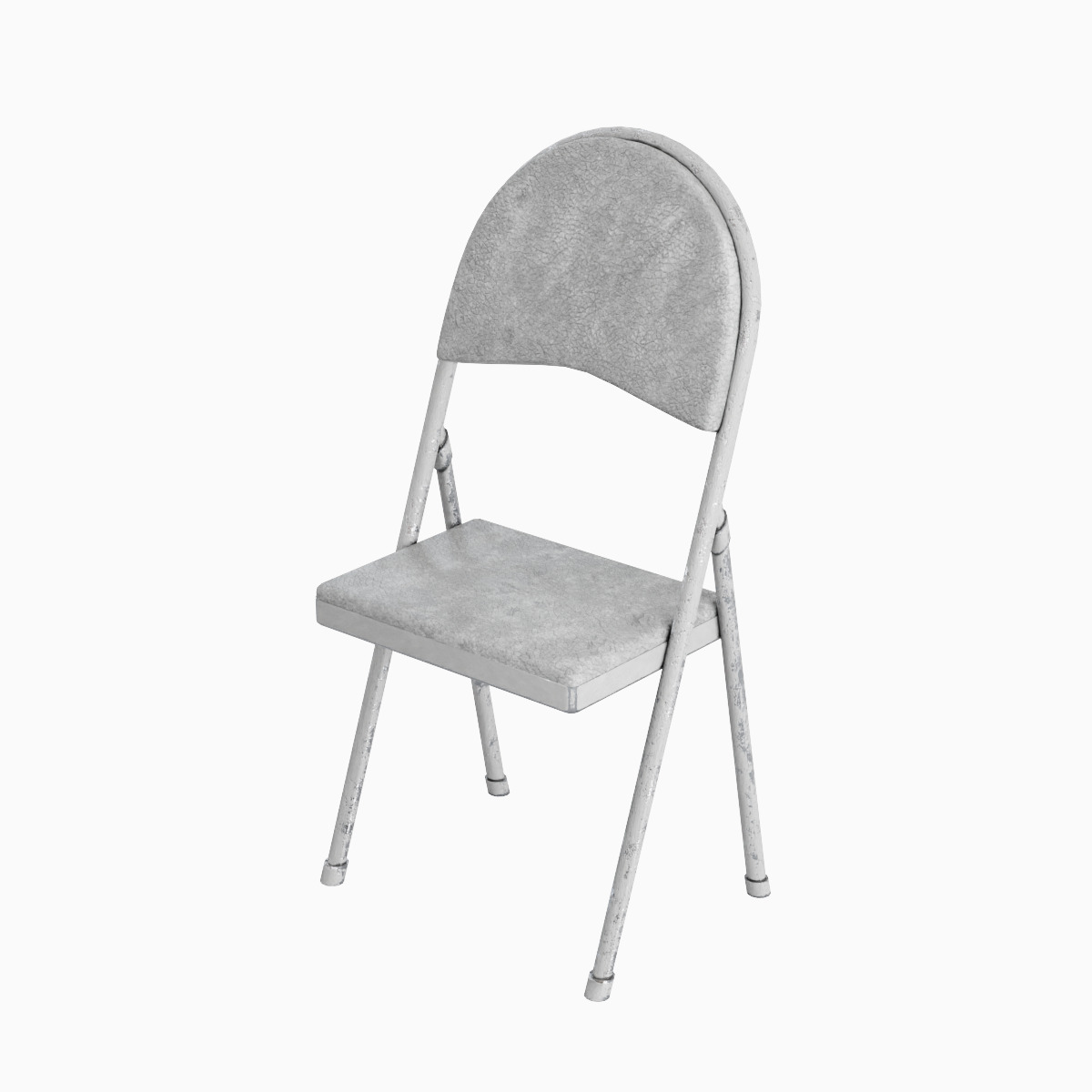 Folding Chair Set Low-poly 3D model_28