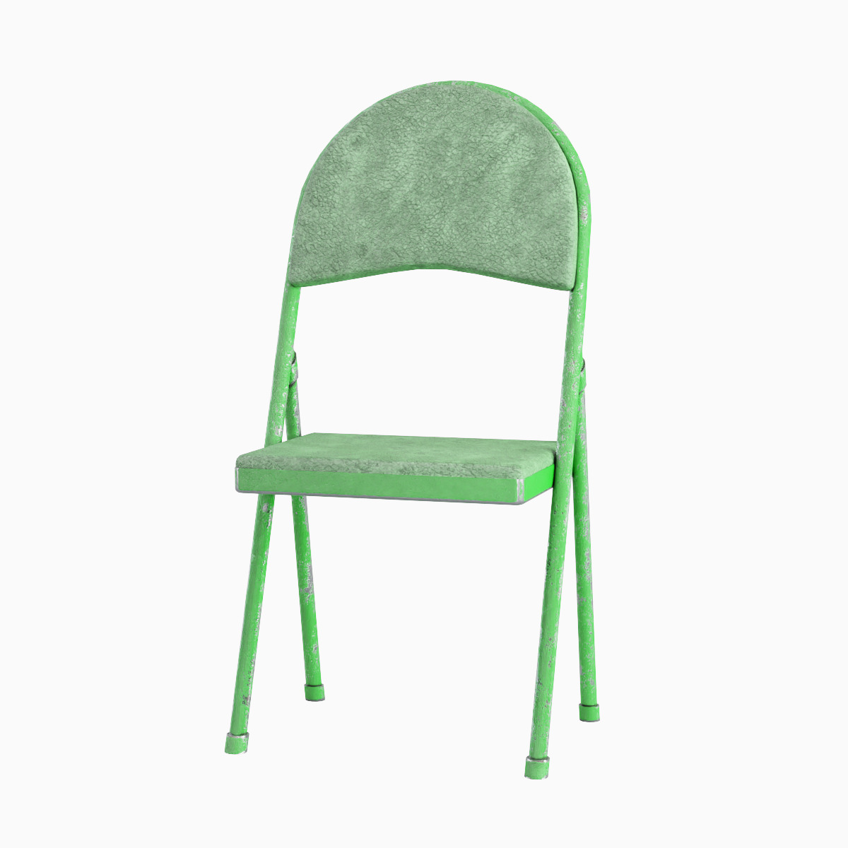 Folding Chair Set Low-poly 3D model_13