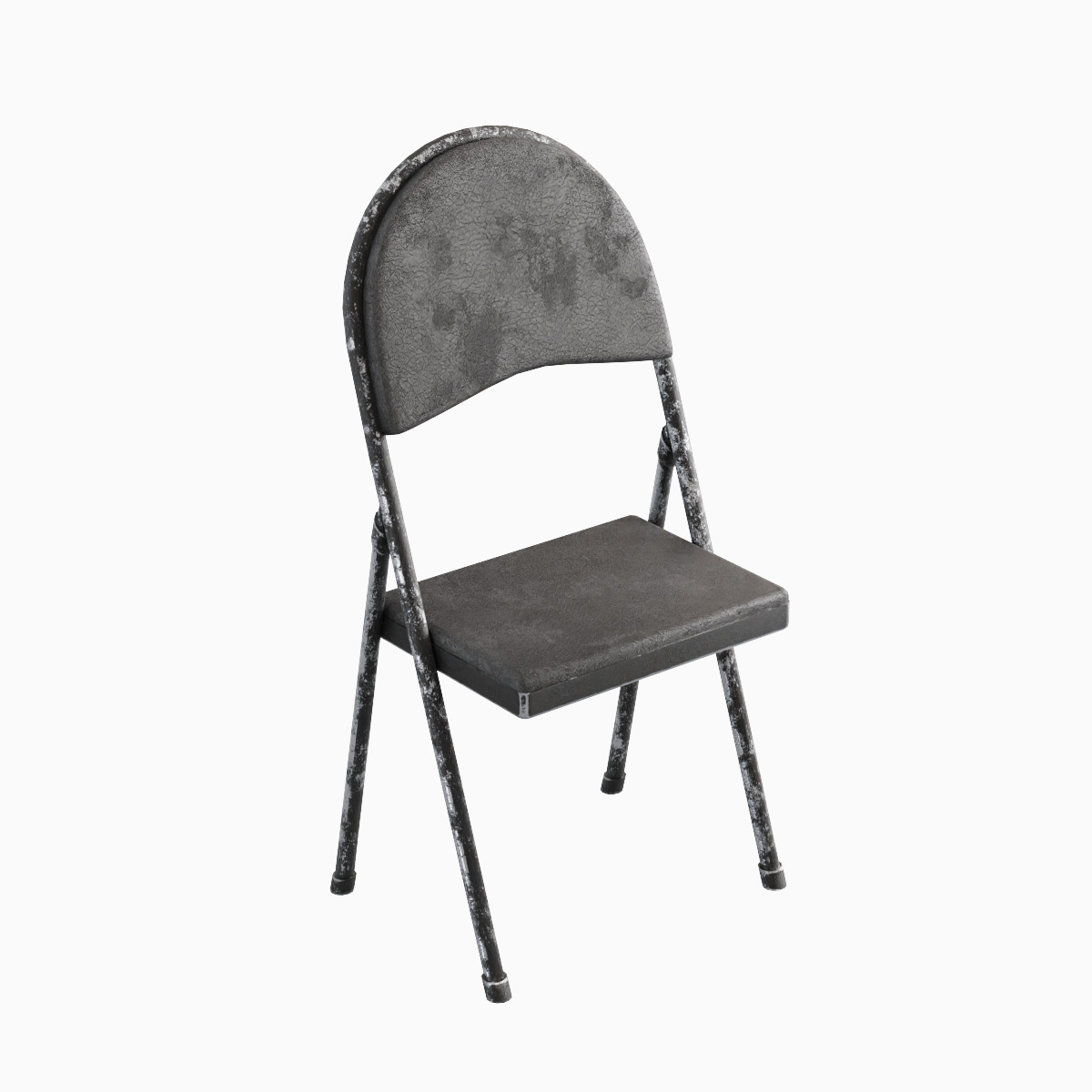 Folding Chair Set Low-poly 3D model_36