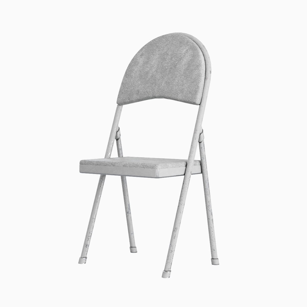 Folding Chair Set Low-poly 3D model_25