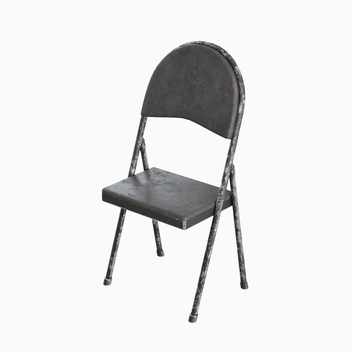 Folding Chair Set Low-poly 3D model_34