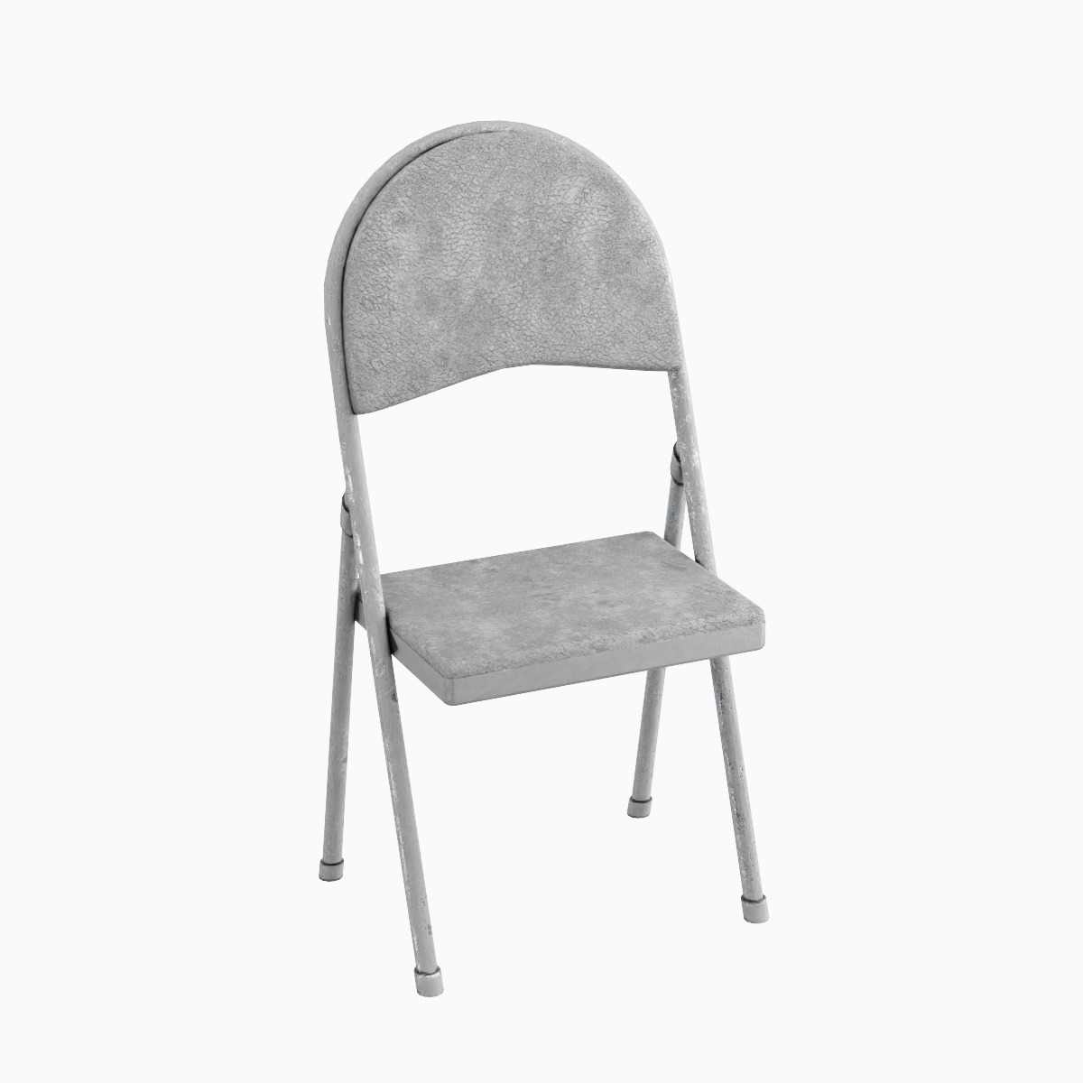 Folding Chair Set Low-poly 3D model_29
