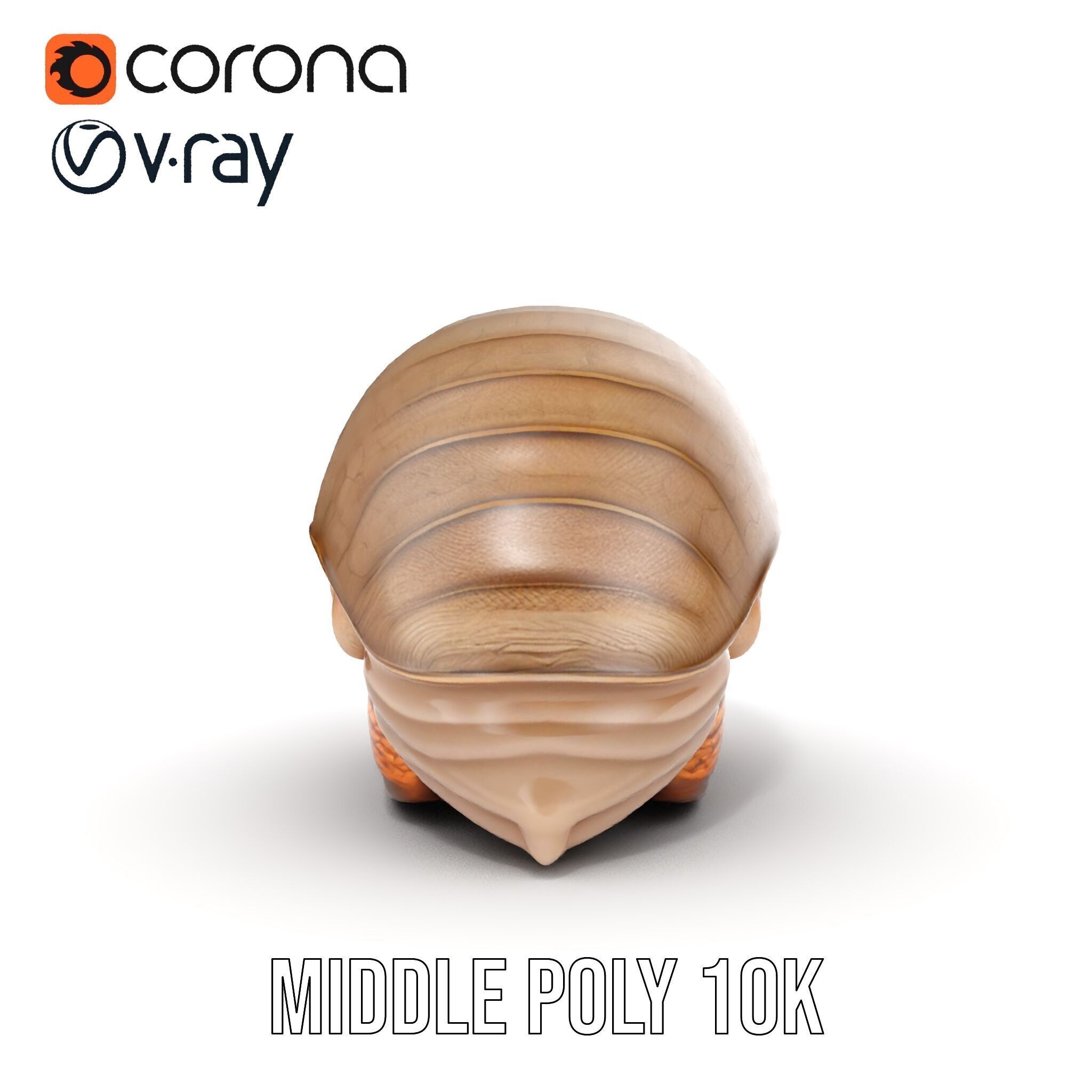 Armadillo Creature D Model Pack Low-poly 3D model_18