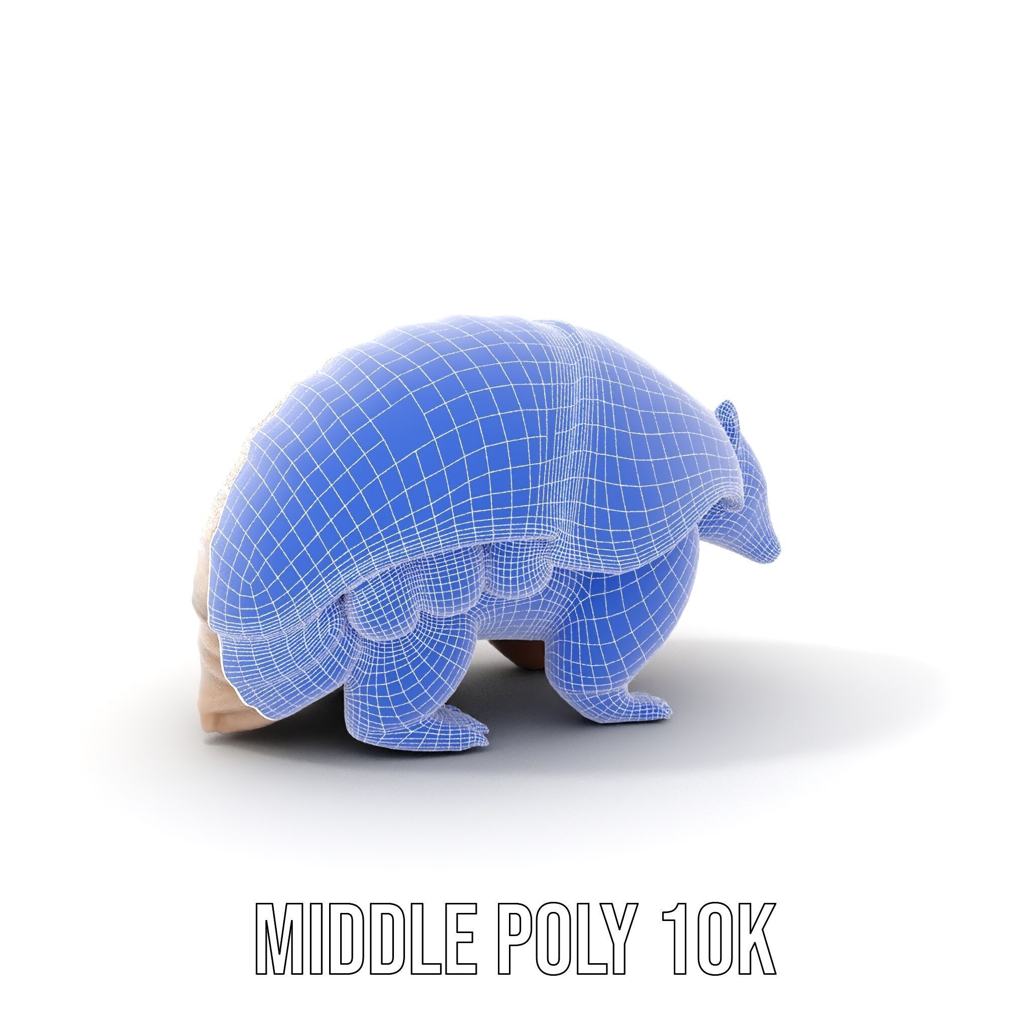 Armadillo Creature D Model Pack Low-poly 3D model_23