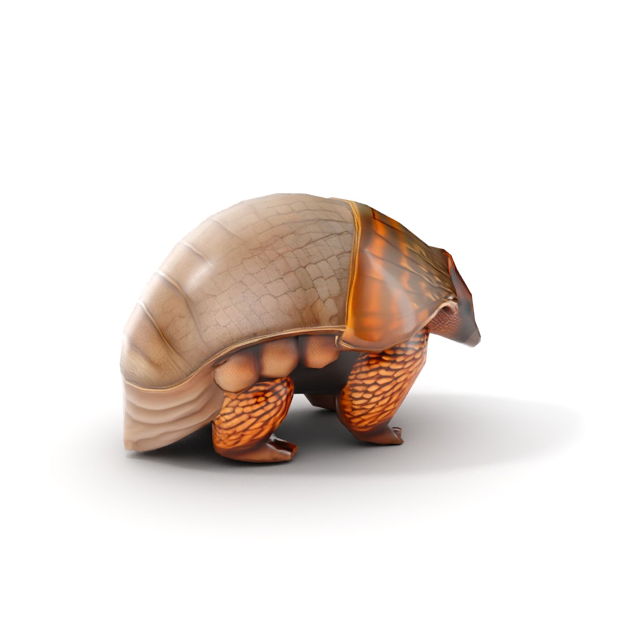 Armadillo Creature D Model Pack Low-poly 3D model_14