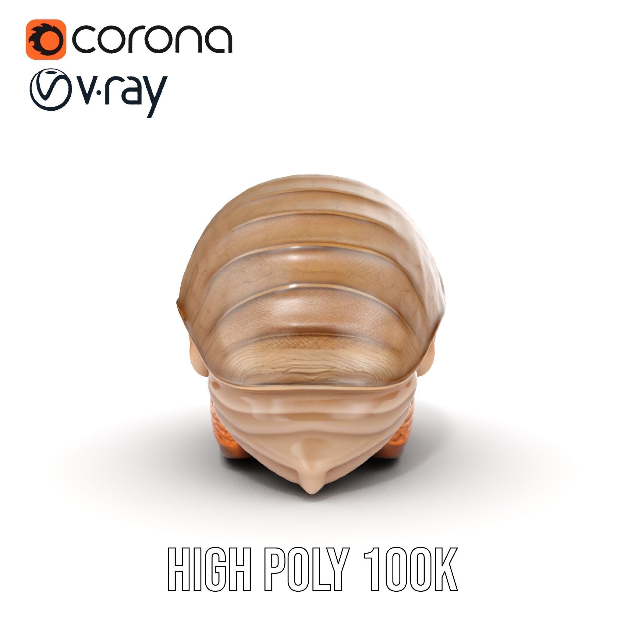 Armadillo Creature D Model Pack Low-poly 3D model_22