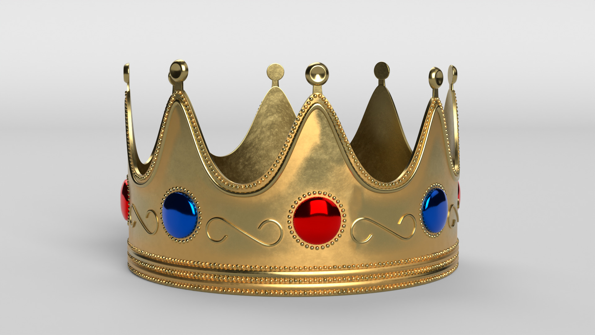 Royal Crown 3D model_1