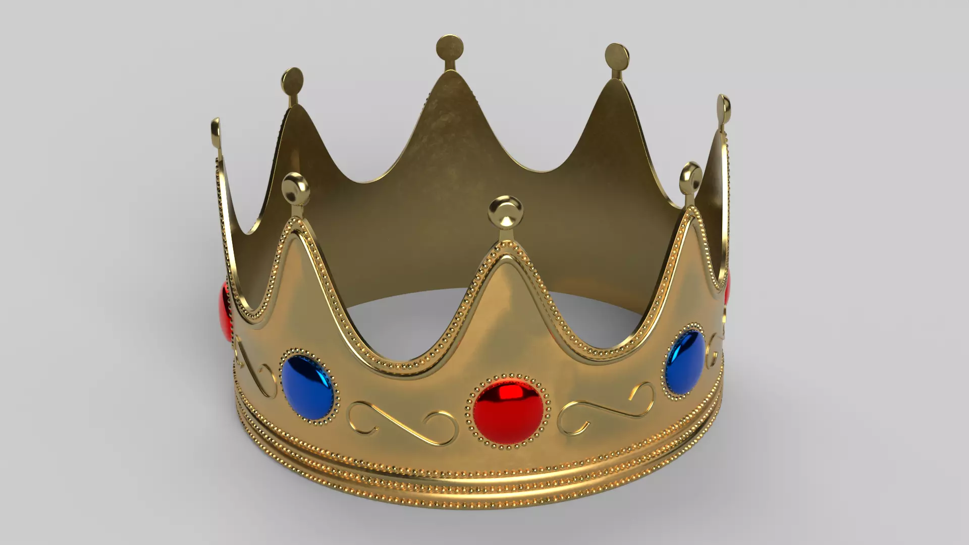 Royal Crown 3D model_0