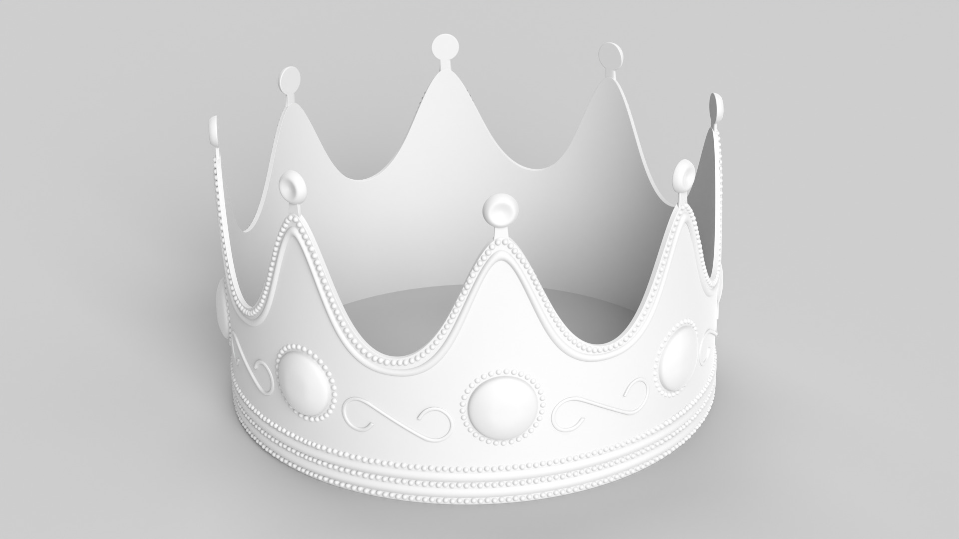Royal Crown 3D model_6