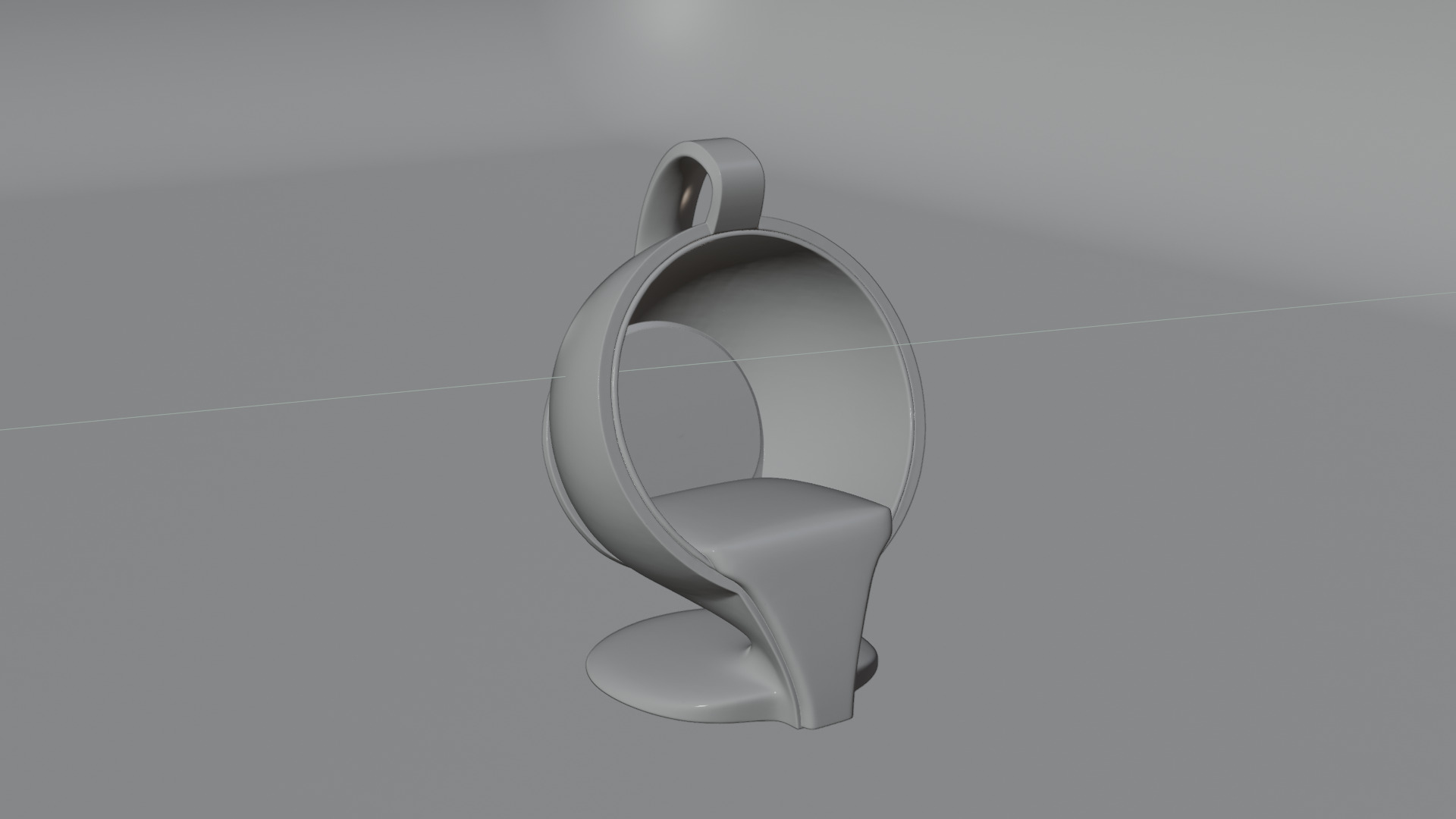 Stylized Designer Chair Pack for 3D Printing Visualization 3D print model_12