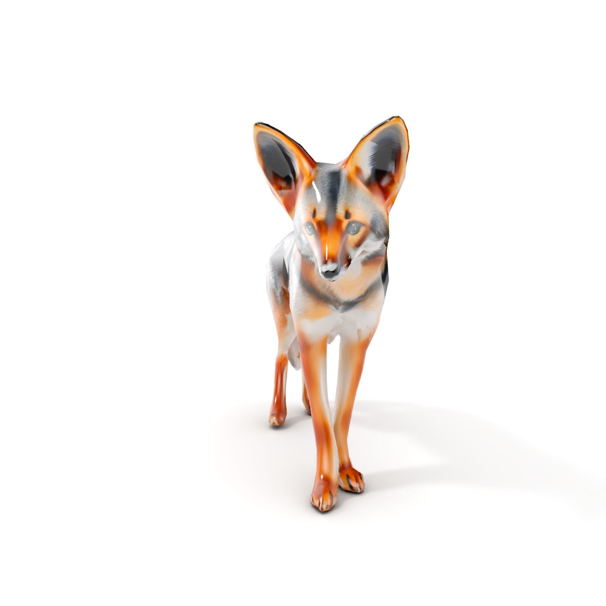 Fox Model Pack  Realistic D Animal Character Low-poly 3D model_21