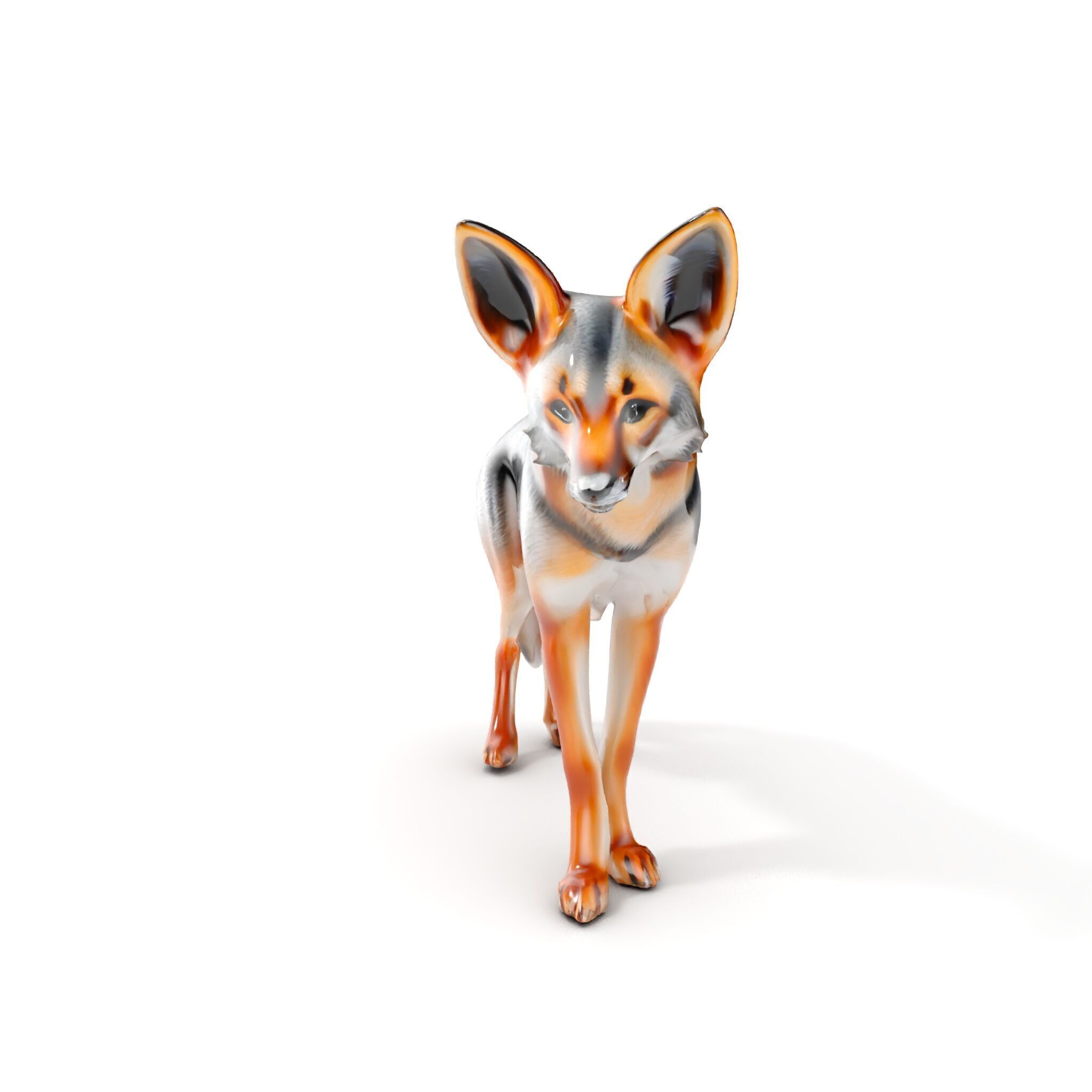 Fox Model Pack  Realistic D Animal Character Low-poly 3D model_13