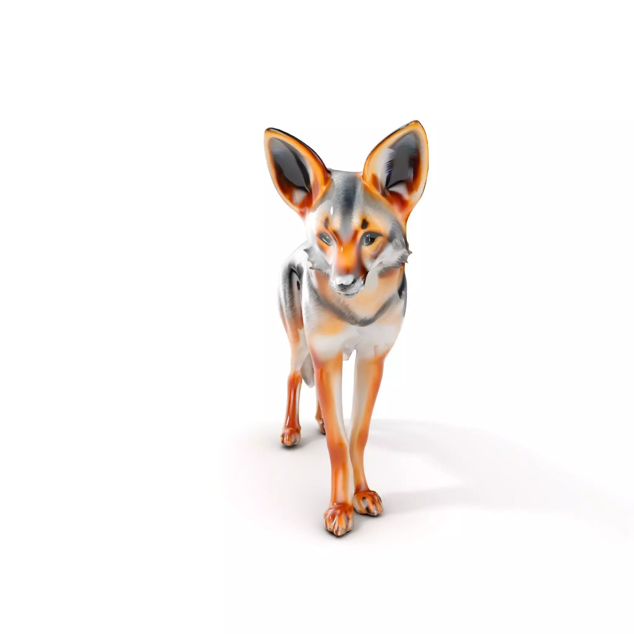 Fox Model Pack  Realistic D Animal Character Low-poly 3D model_0