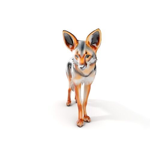 Fox Model Pack  Realistic D Animal Character Low-poly 3D model