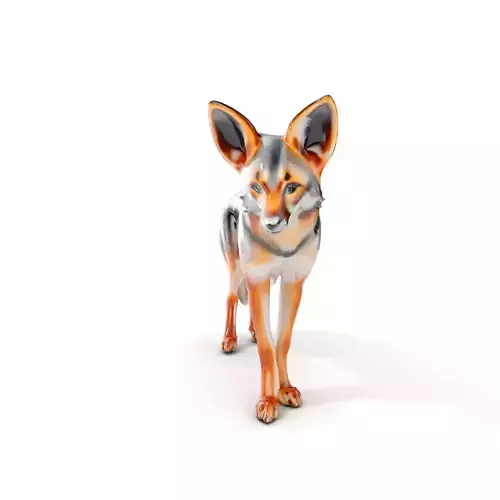 Fox Model Pack  Realistic D Animal Character Low-poly 3D model
