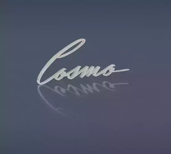 Mazda Cosmo L10A   L10B Lettering 3D print model