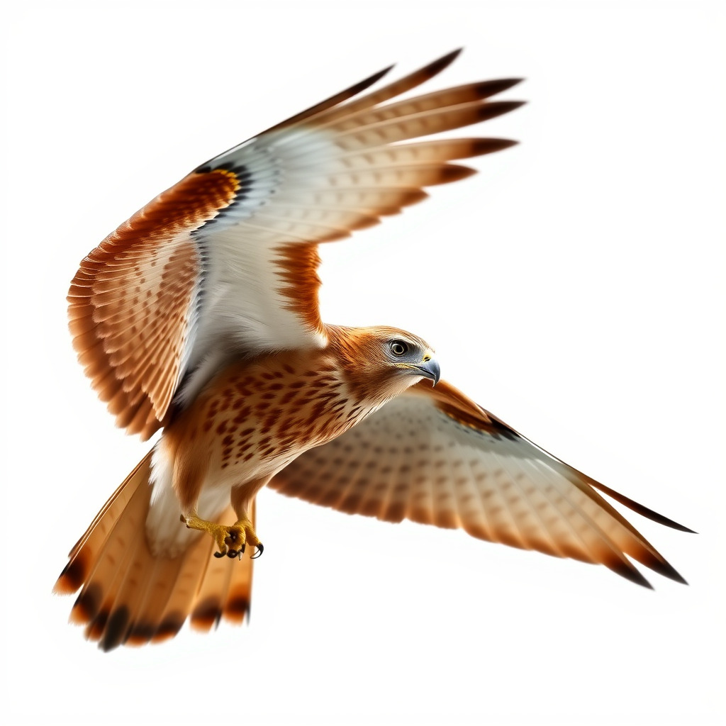 Redtailed Hawk D Model Pack Low-poly 3D model_3