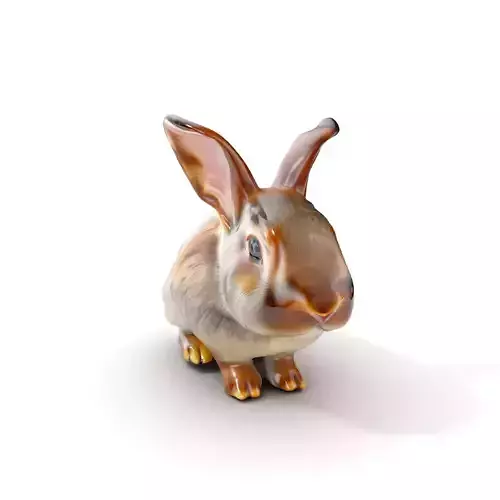 Realistic Rabbit Model Pack for D Rendering  Game Engines Low-poly 3D model