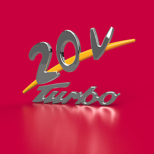 Fiat Coupe B  Pilar 20v Turbo Badge 3D print model