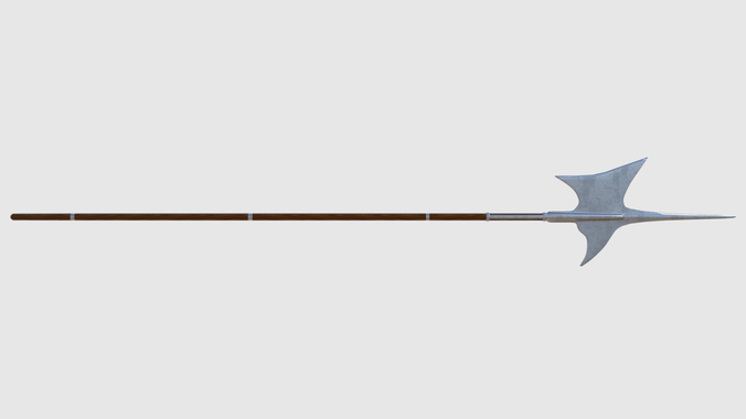 Halberd - Game Ready sword with wooden handle