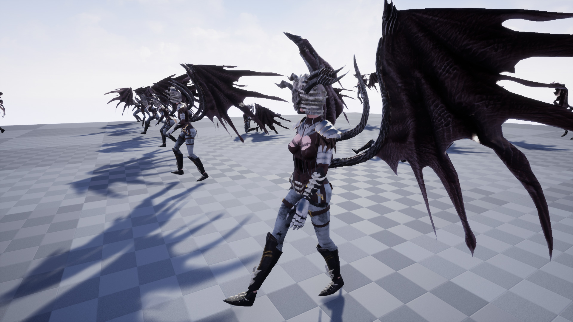 Dark Princess Low-poly 3D model_15