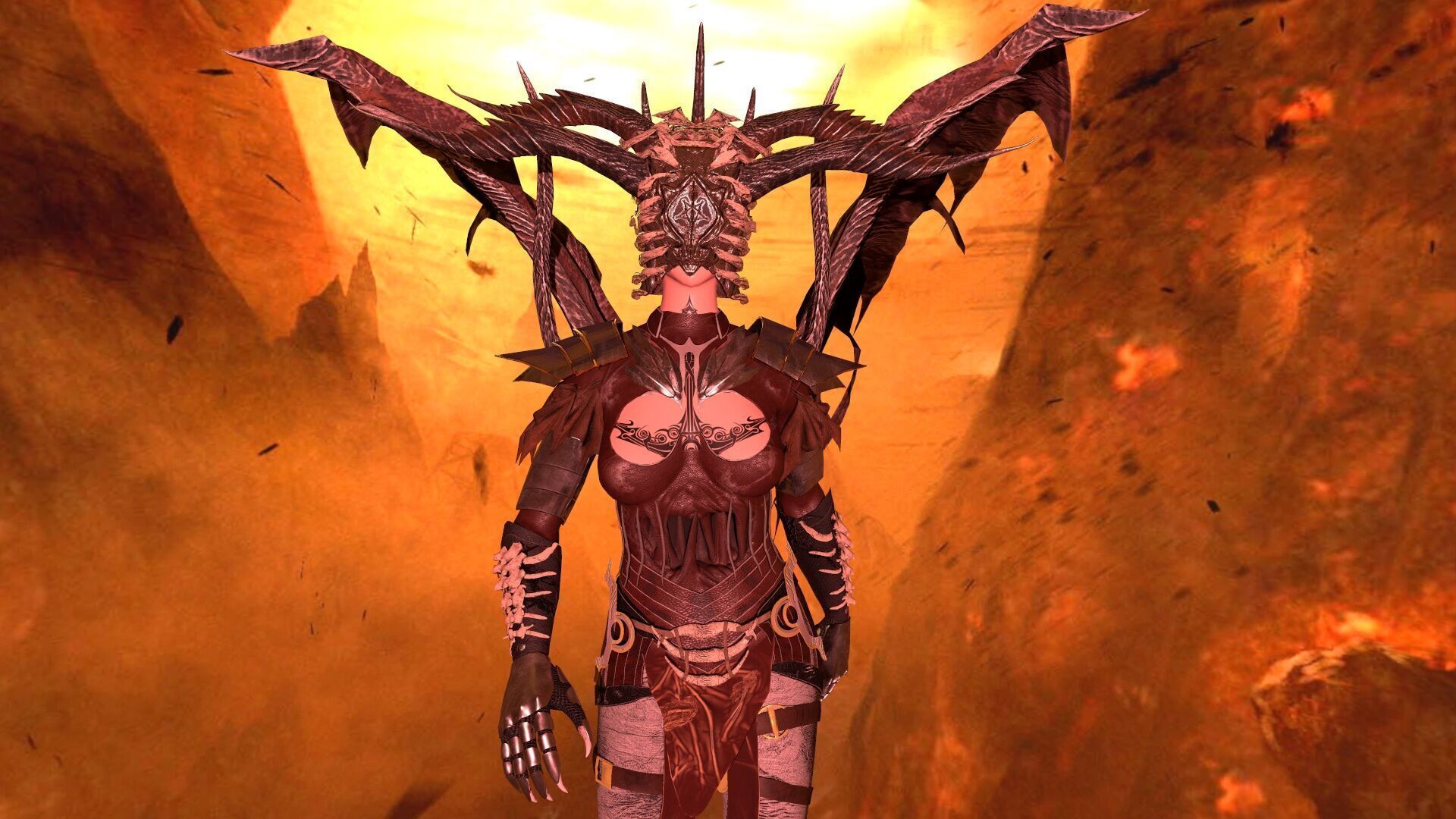 Dark Princess Low-poly 3D model_8