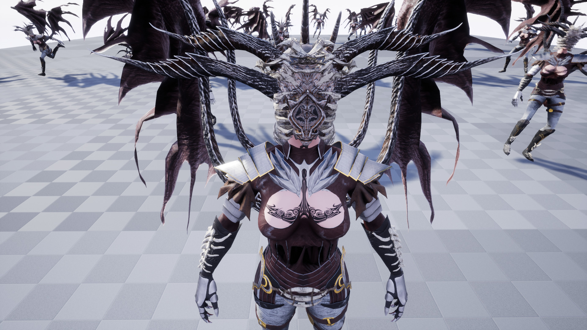 Dark Princess Low-poly 3D model_17