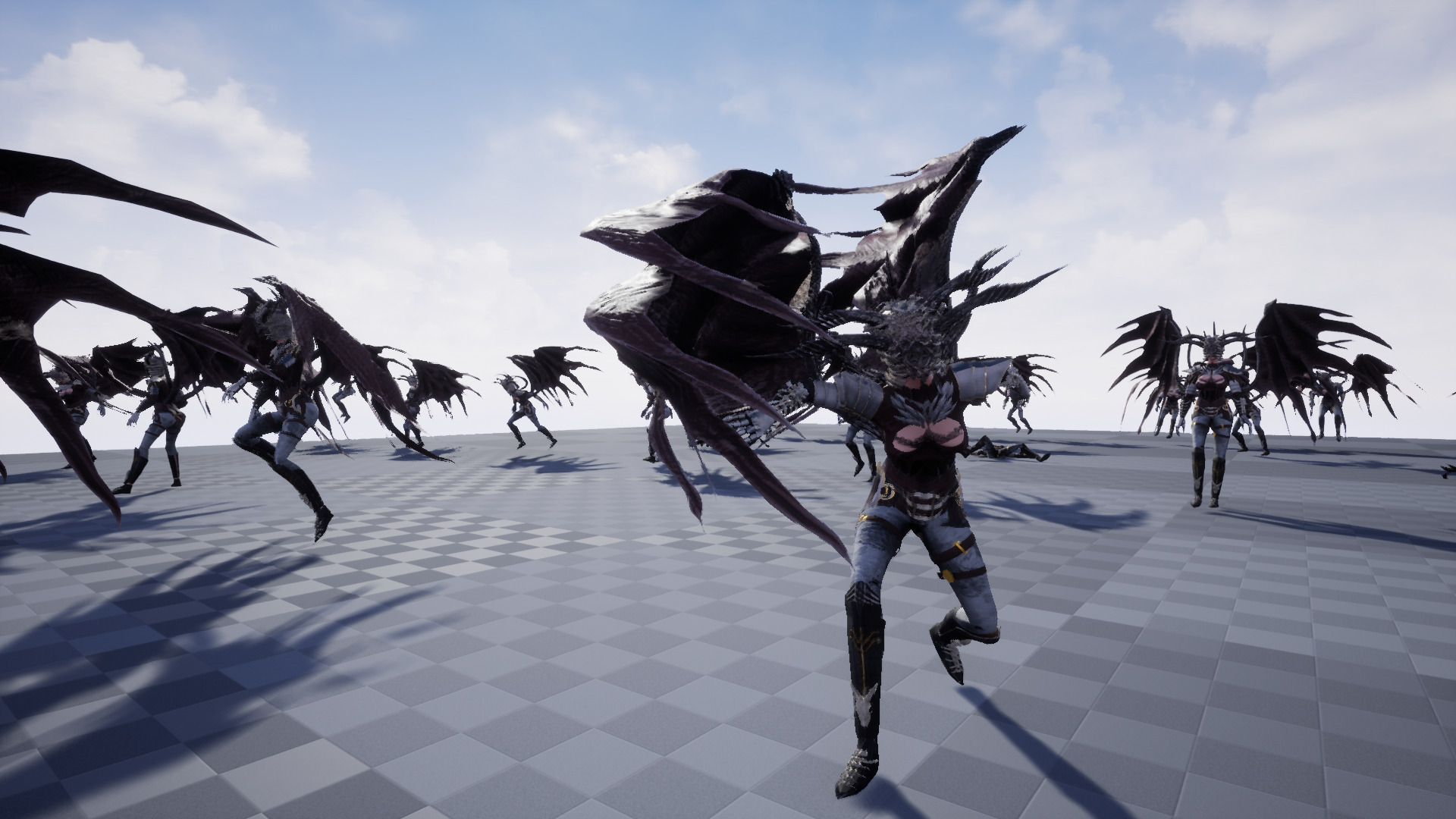 Dark Princess Low-poly 3D model_16