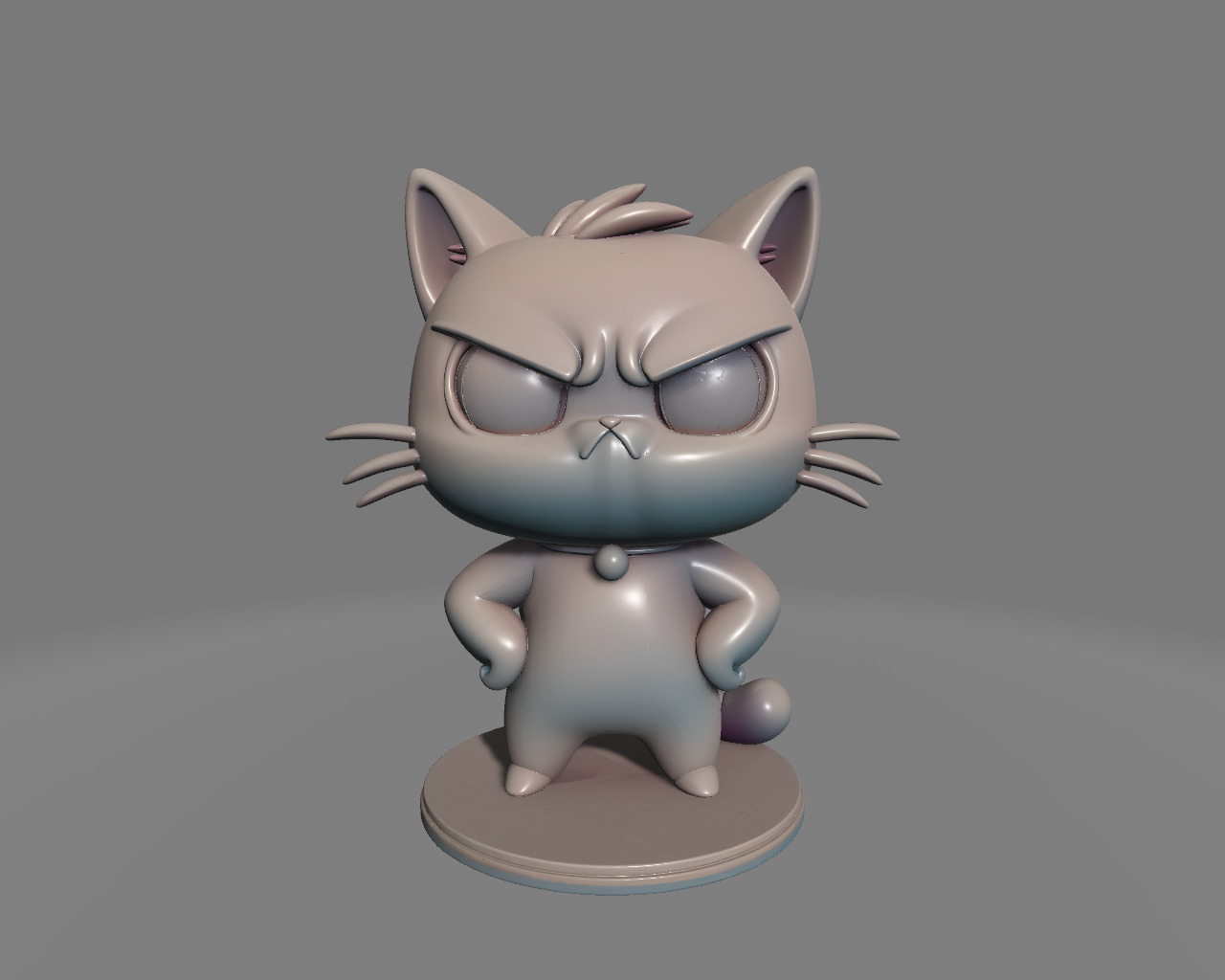 GRUMPY CAT 3D print model_1