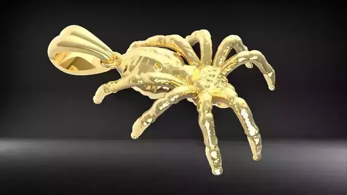 Spider Pendant Necklace Charm Bracelet Jewelry