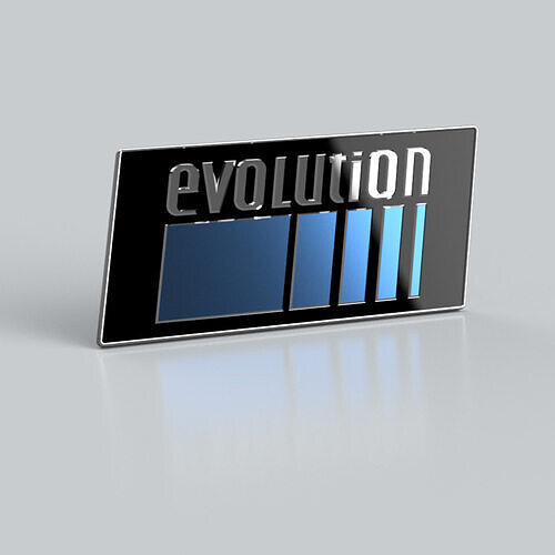 Mercedes  Benz W201 Front Fender EVOLUTION Badge 3D print model