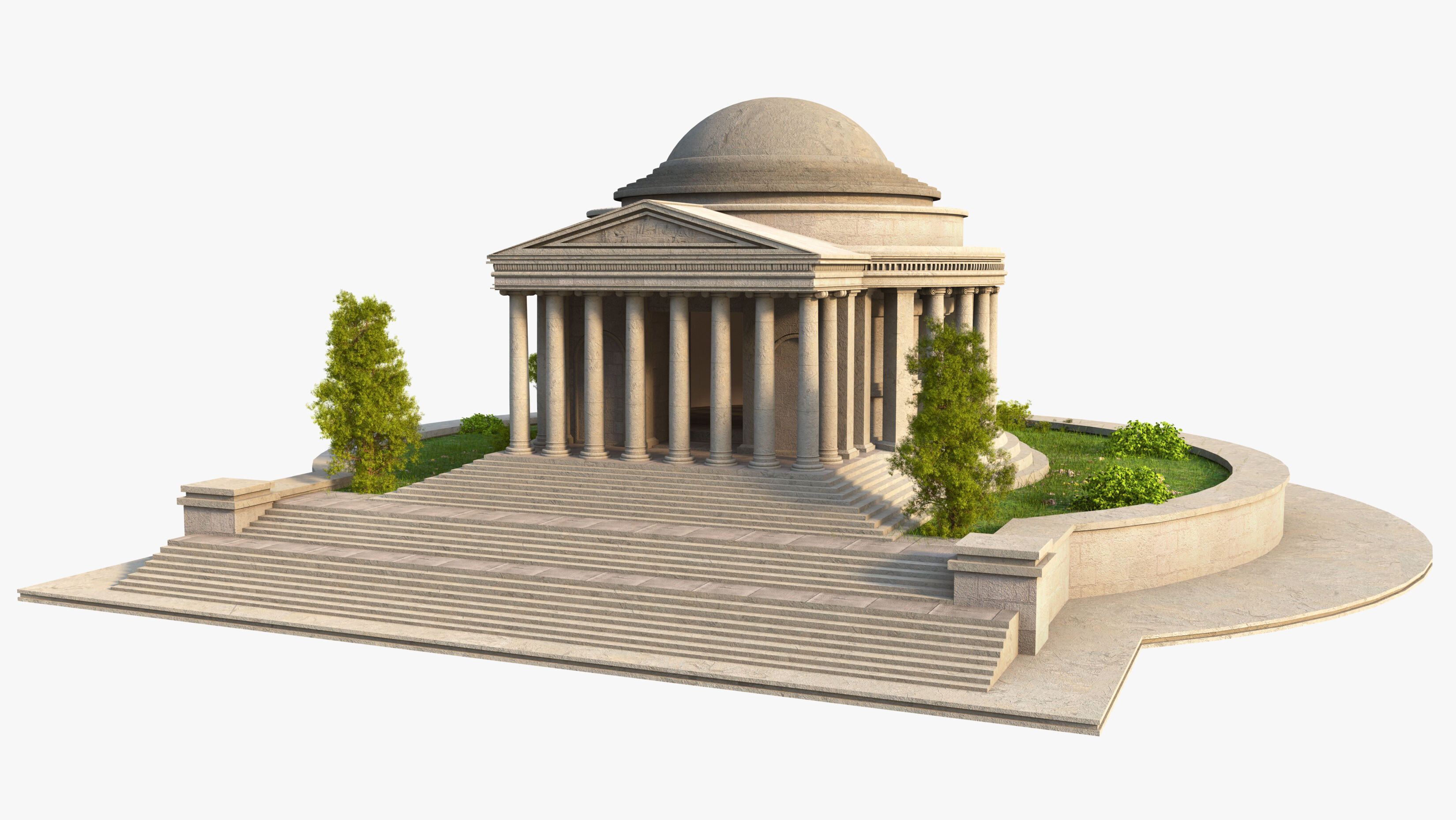 Jefferson Memorial 3D model