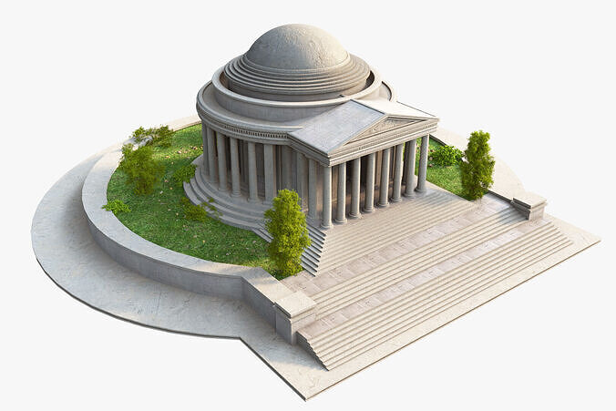 Jefferson Memorial 3D model