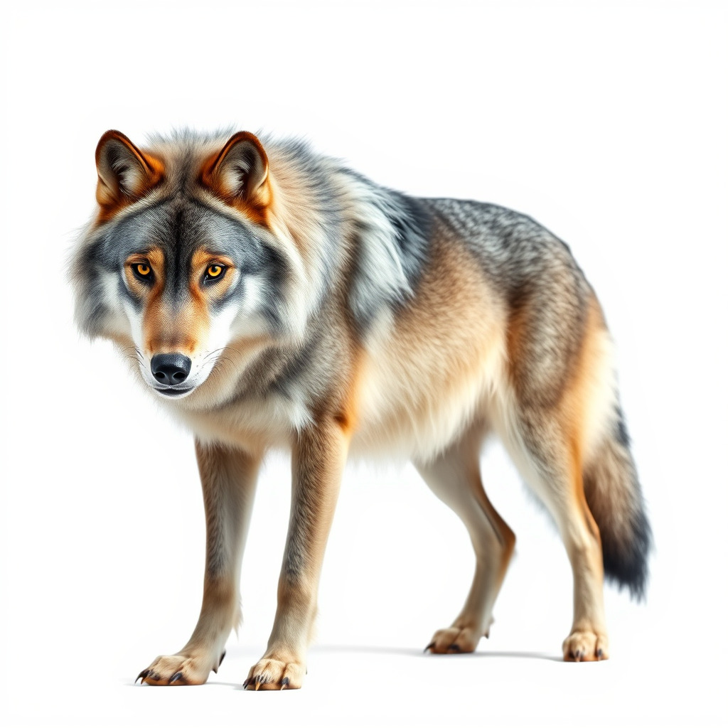 Wolf Animal Model Pack  Realistic Fur and Texture Low-poly 3D model_3