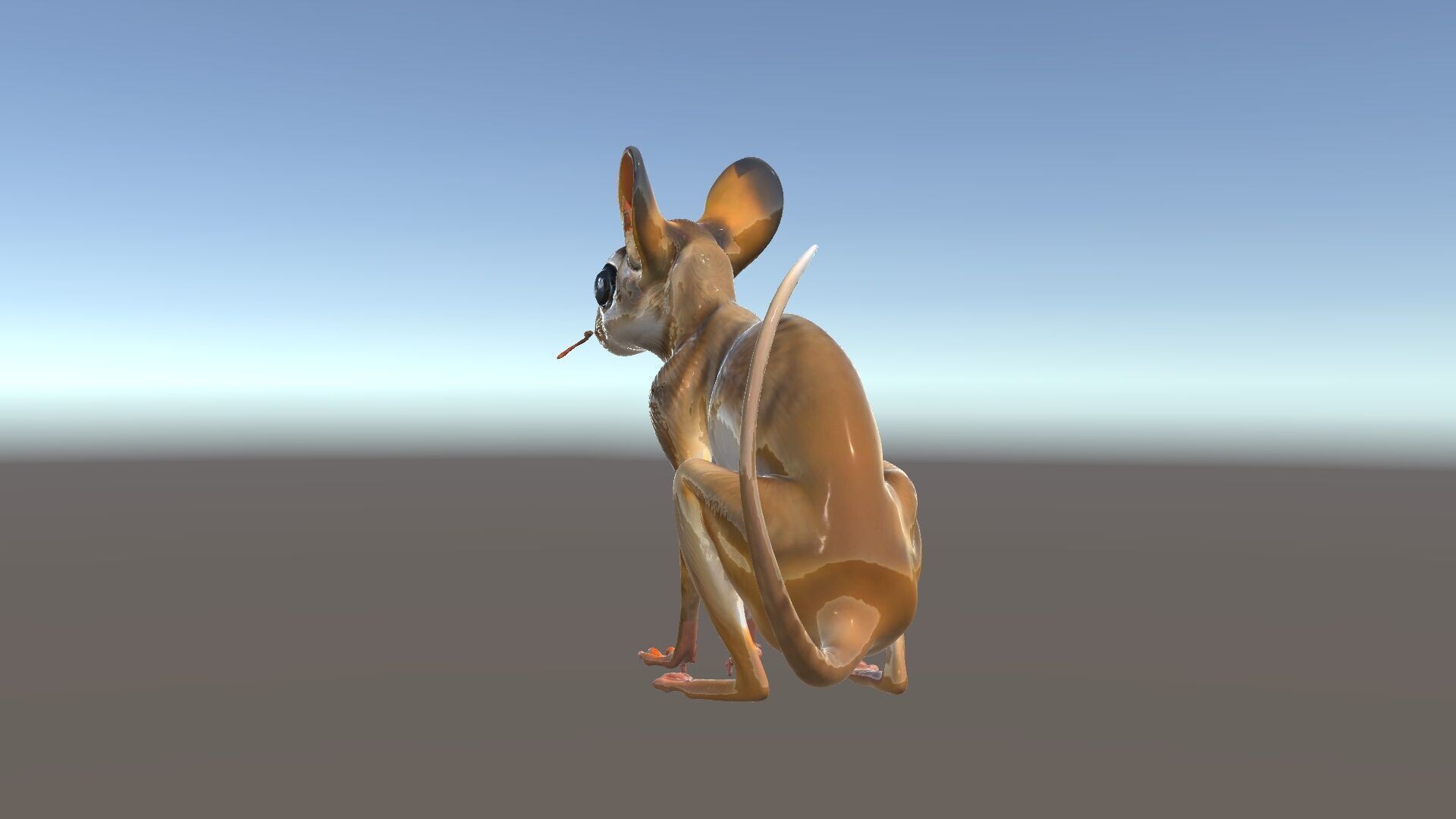 Realistic Jerboa Model Pack with Detailed Textures Low-poly 3D model_6
