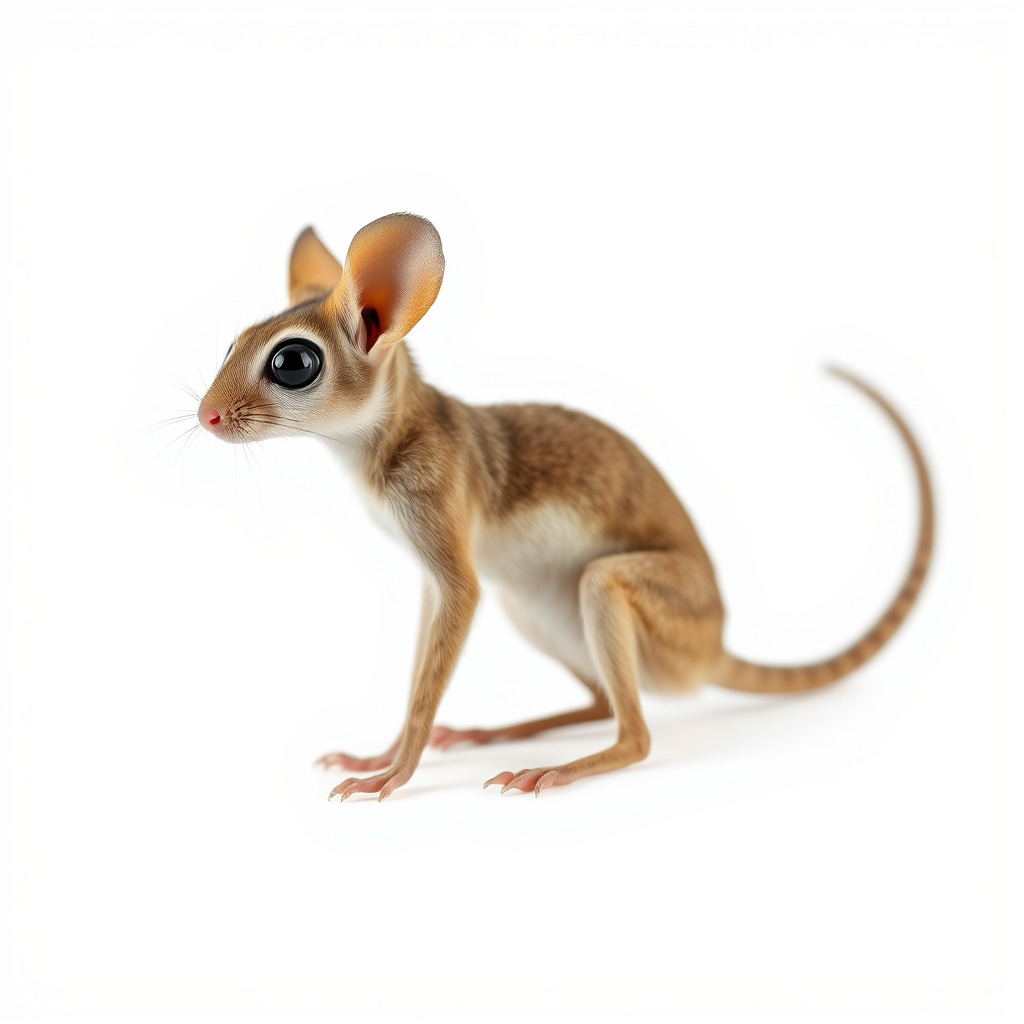 Realistic Jerboa Model Pack with Detailed Textures Low-poly 3D model_3
