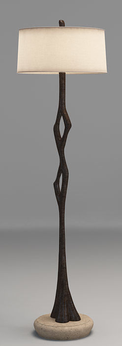 Gerard Sarona floor lamp Low-poly 3D model_2