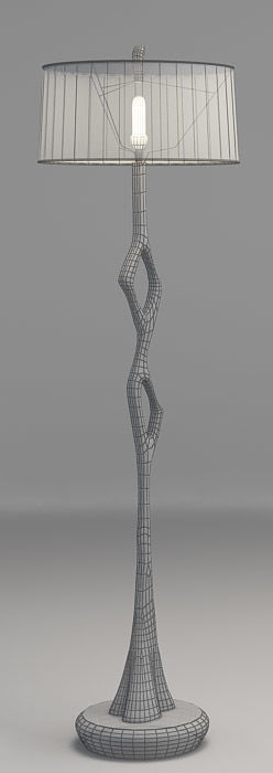 Gerard Sarona floor lamp Low-poly 3D model_3