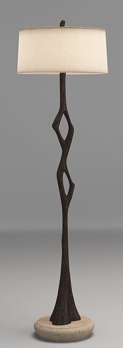 Gerard Sarona floor lamp Low-poly 3D model_5