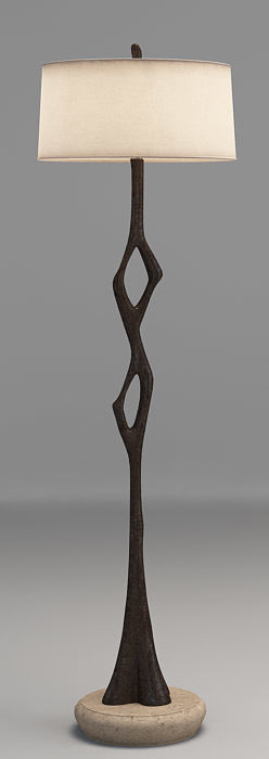 Gerard Sarona floor lamp Low-poly 3D model_1